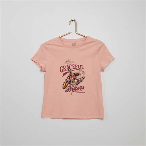 T shirt imprimé éco conçu fille adolescente VERT Kiabi 4 00