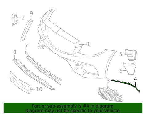 Genuine Mercedes Benz Trim Molding Ebay