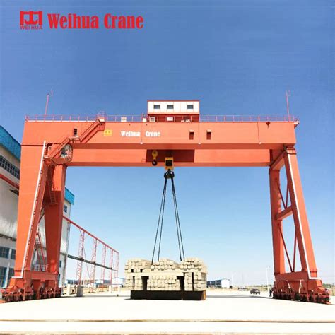 Weihua Fem Din European Standard Double Girder Gantry Crane Machmall