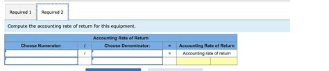 Solved Exercise Payback Period And Accounting Rate Of Chegg