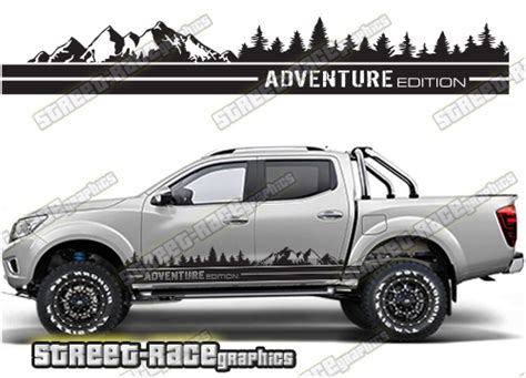 Nissan Navara Frontier Mountain Adventure 4x4 Off Road Stickers