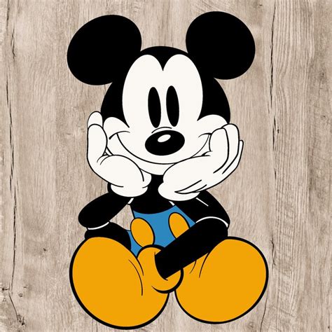 mickey sitting svgpngjpg etsy