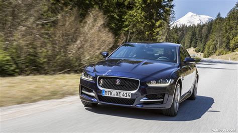 2017 Jaguar Xe 20d Awd R Sport Diesel Color Dark Sapphire Blue Front