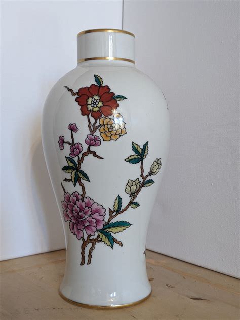 Hollohaza Porcelain Vase Hand Painted 19th Century Collectible