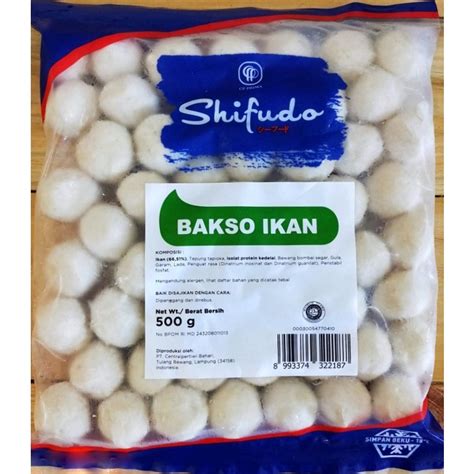 Jual Shifudo Bakso Ikan Gr Khusus Kurir Instant Shopee Indonesia