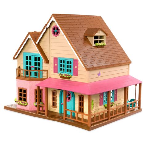 Li L Woodzeez Toy House With Furniture 20pc Honeysuckle Hillside Cottage Toy House Cottage