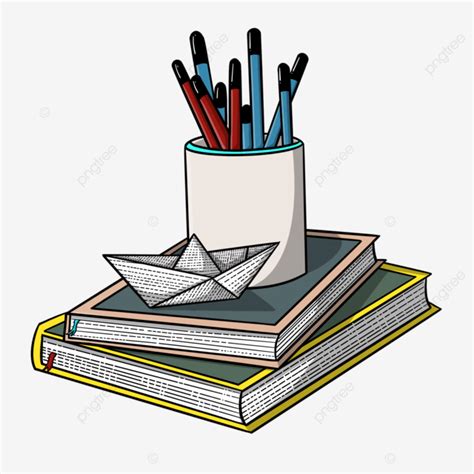 Clipart Books Illustration Book Education Reading PNG Transparent