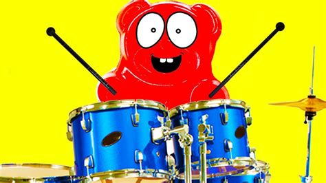 КАК СТАТЬ НАСТОЯЩИМ БАРАБАНЩИКОМ С ЖЕЛЕЙНЫМ МЕДВЕДЕМ ВАЛЕРОЙ - YouTube