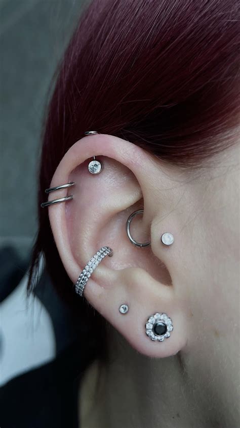 Vertical Helix Gallery Posted By Piercingmistres Lemon8 46 Off