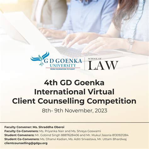 School Of Law Gd Goenka University Is Organising Th Gd Goenka