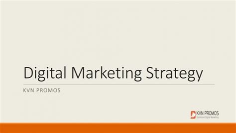 Kvn Promos Digital Marketing Strategy Converted