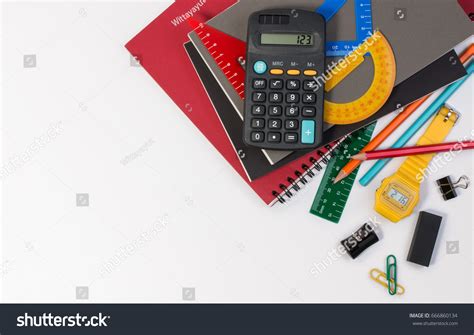 School Supplies Used Math Class Geometry Stock Photo 666860134 ...