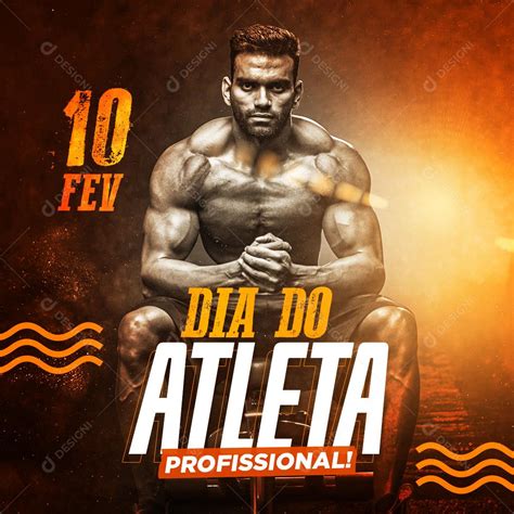 De Fevereiro Dia Do Atleta Profissional Social Media Psd Edit Vel