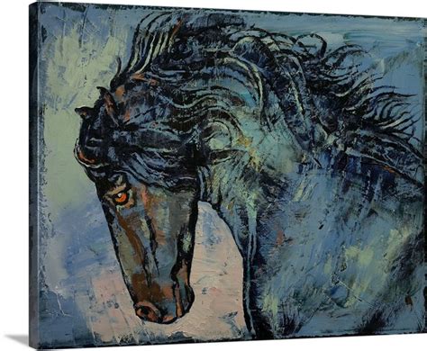 Friesian Stallion Wall Art Canvas Prints Framed Prints Wall Peels