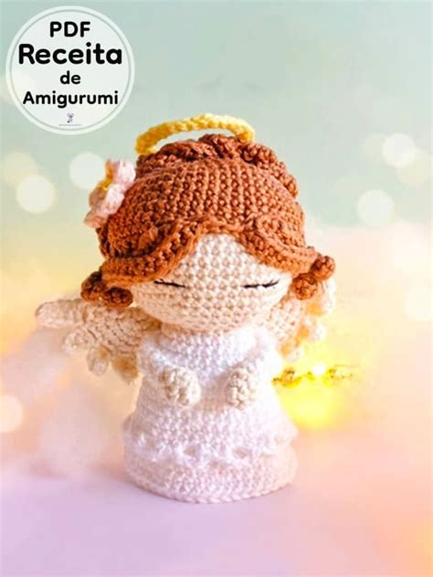 Pdf Croch Anjo De Natal Receita De Amigurumi Gr Tis Pdf Passo A