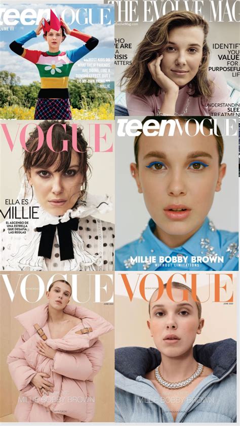 Millie Bobby Brown Vogue Magazine Cover