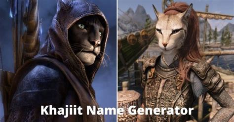 Khajiit Name Generator And Guide Khajiit Names Name Generator Skyrim