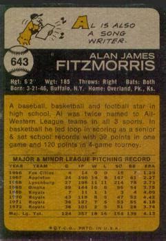 Topps Al Fitzmorris Trading Card Database