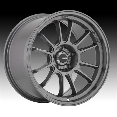 Konig Hypergram Matte Grey 17x8 5x100 40mm Hg8751040g