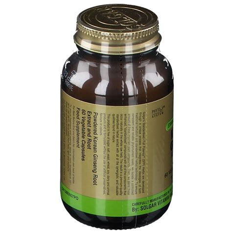 Solgar® Ginseng Korean Root Extract 60 Pz Redcare