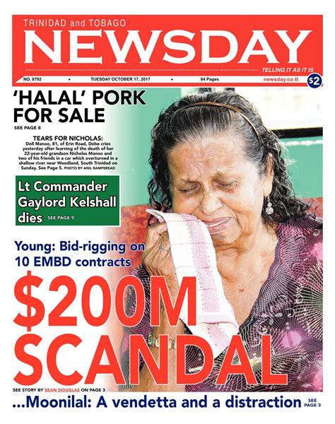 Trinidad and Tobago Newsday added a new... - Trinidad and Tobago