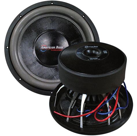 American Bass 12 Woofer 3000 Watts Max 2 Ohm Dvc Hd12d2 Wholesale Dropshipper Car Audio Pro