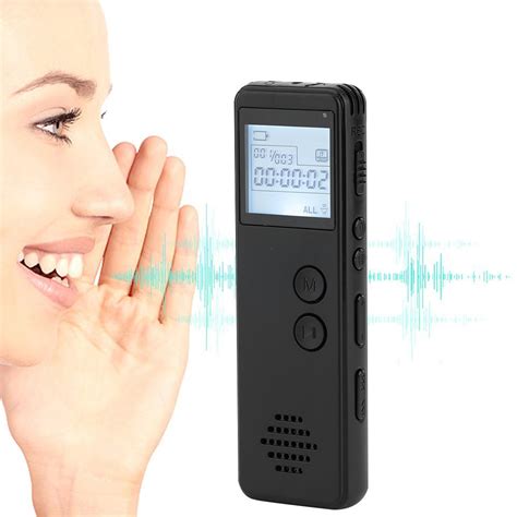 Gfhfhitj School Supplies Digital Audio Voice Recorder For Lectures Meetings Voice Activated