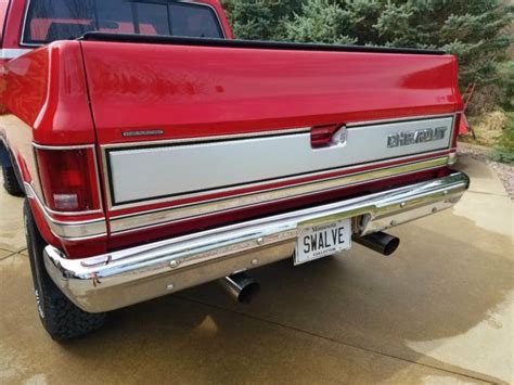 1987 Chevy 1 2 Ton 4x4 Truck Classic Chevrolet C K Pickup 1500 1987 For Sale