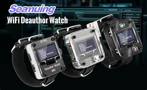 Seamuing Wifi Test Tool Esp Wifi Deauther Watch Dstike Node Mcu