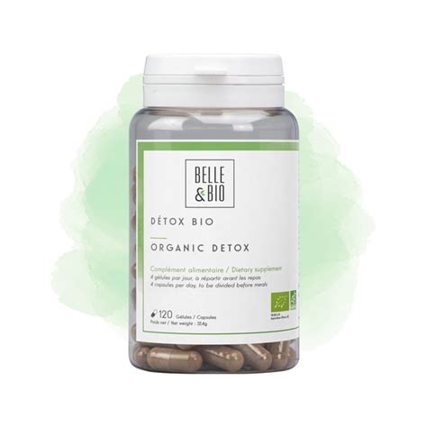 Detox Bio 120 Gelules Certifie AB Par Ecocert Belle Bio