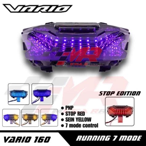 Vario Rear Stop Light Model Mode Auto Stoplamp Running Vario