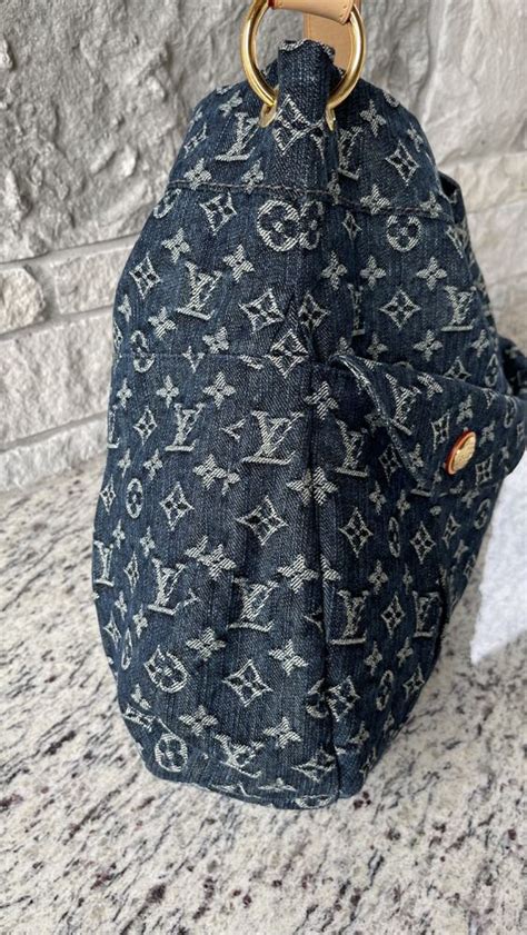 Louis Vuitton Denim Daily Gm Gris Blue Lvlenka Luxury Consignment