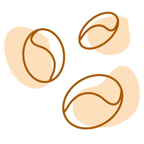 Brown Coffee Bean Icon 18749156 Png