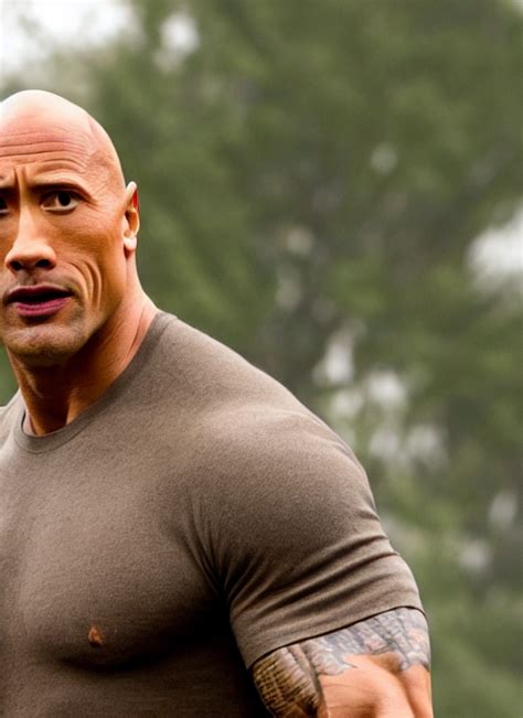 Prompthunt Dwayne The Rock Johnson Stars As Mrs Doubtfire Movie Frame