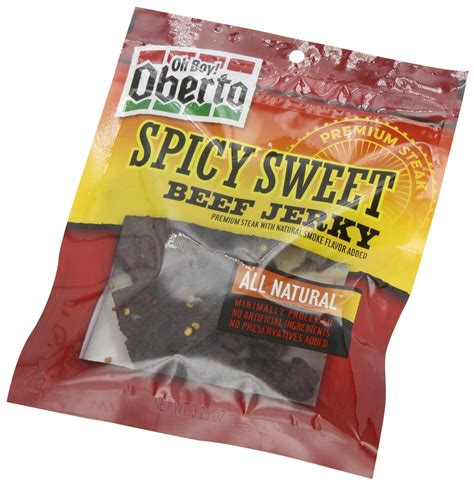 Oberto Spicy Sweet Beef Jerky Oz Each Bags Total