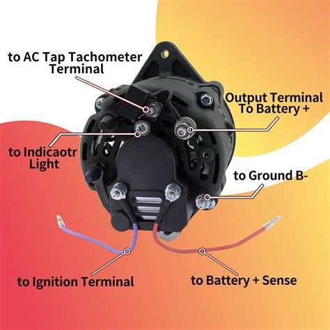 Marine Sae J Alternator For Mercruiser Volvo Penta