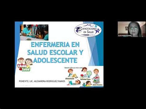 Enfermeria En Salud Escolar Y Adolescente Youtube