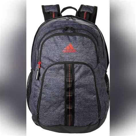 Adidas Unisex Prime 6 Backpack In Black And Red Gem