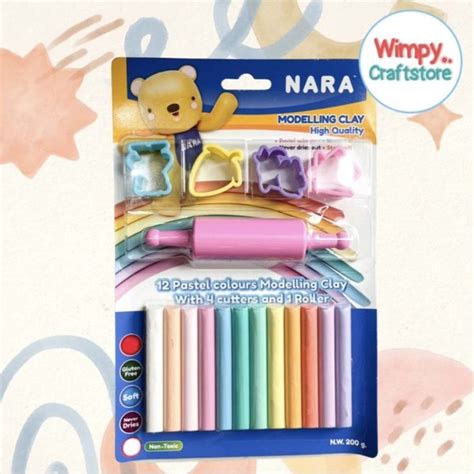 Jual NARA Modelling Clay Bahan Clay Paket Kerajinan Clay Activity Game