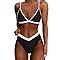 Amazon SUUKSESS Women Triangle High Cut Bikini Sets Sexy High Waisted 2 Piece Swimsuit