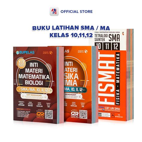 Jual Buku Materi Latihan Sma Kelas Inti Materi Matematika