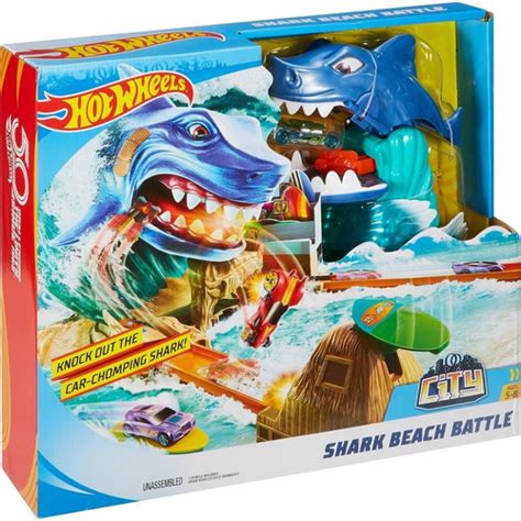 Pista Hot Wheels City Ataque Tubarão Mattel Frete grátis