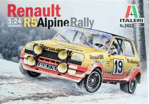 RENAULT R5 ALPINE Rally 1 24 Model Kit Bausatz Italeri 3652 EUR 28 90