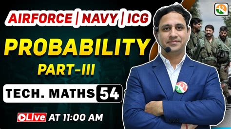 अटल Batch Probability 3 Airforce Maths Classes 2024 Maths for