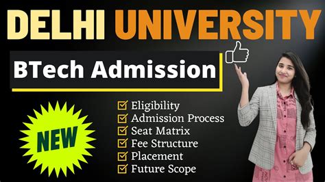 Du Btech Cic Btech Admission Through Cuet Eligibility Fee Seats