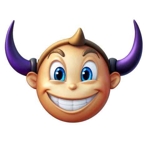 Smiling Face With Horns Emoji Png Imt