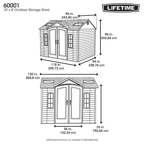 Lifetime Gran Cobertizo De Puertas Costco M Xico Almacenamiento