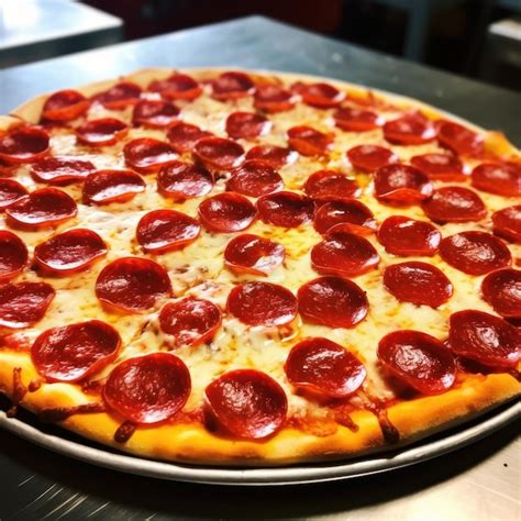 Premium Photo | Hot tasty pepperoni pizza