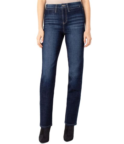 Liverpool Los Angeles Sadie Mid Rise Straight Leg Jeans Dillards