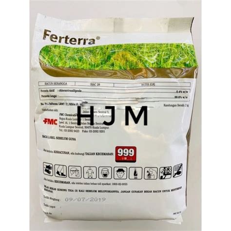 OFFER Dupont FMC Ferterra 2kg Racun Ulat Batang Racun Serangga